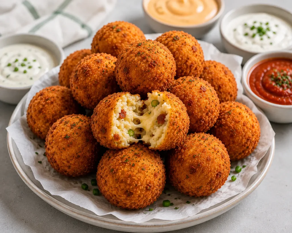Cheesy Mashed Potato Balls