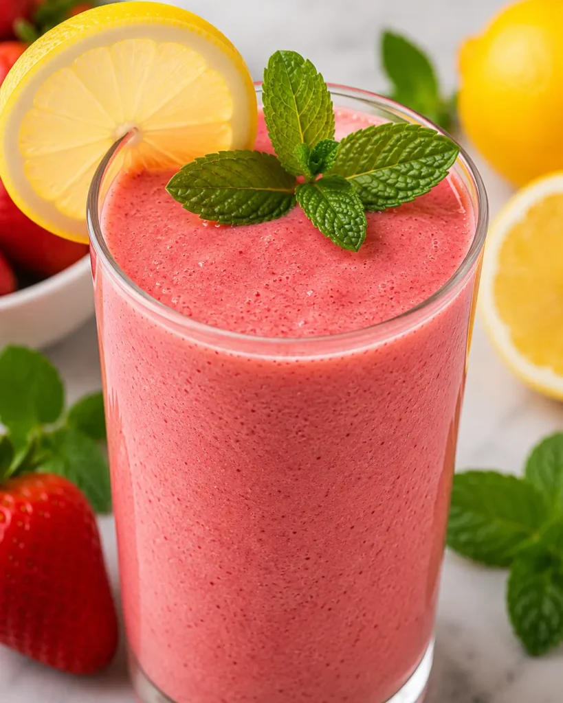 Strawberry Lemonade Smoothie Recipe