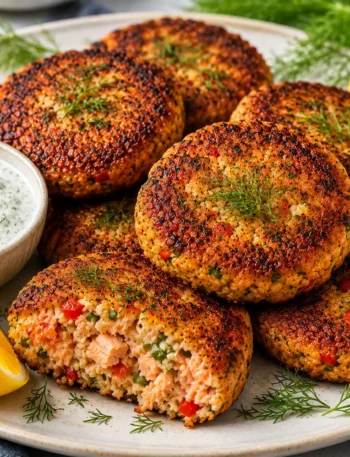 Gluten-Free Salmon Quinoa Patties