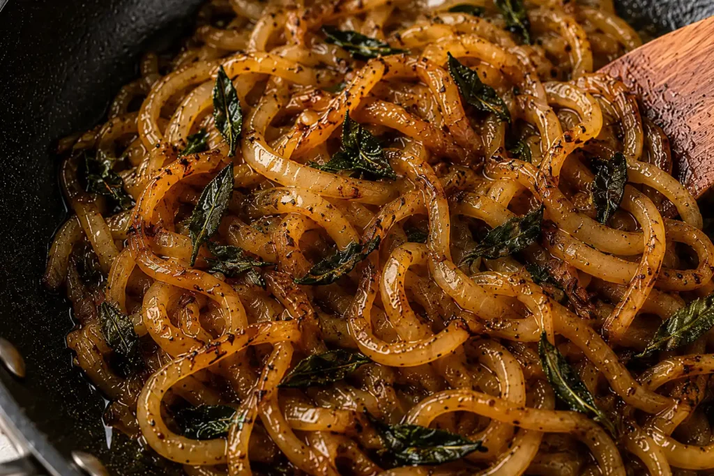 Infuse the Onions with Aromatic Herbs 