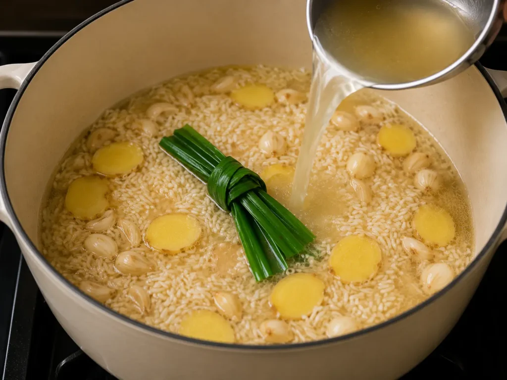 Making the Fragrant Rice