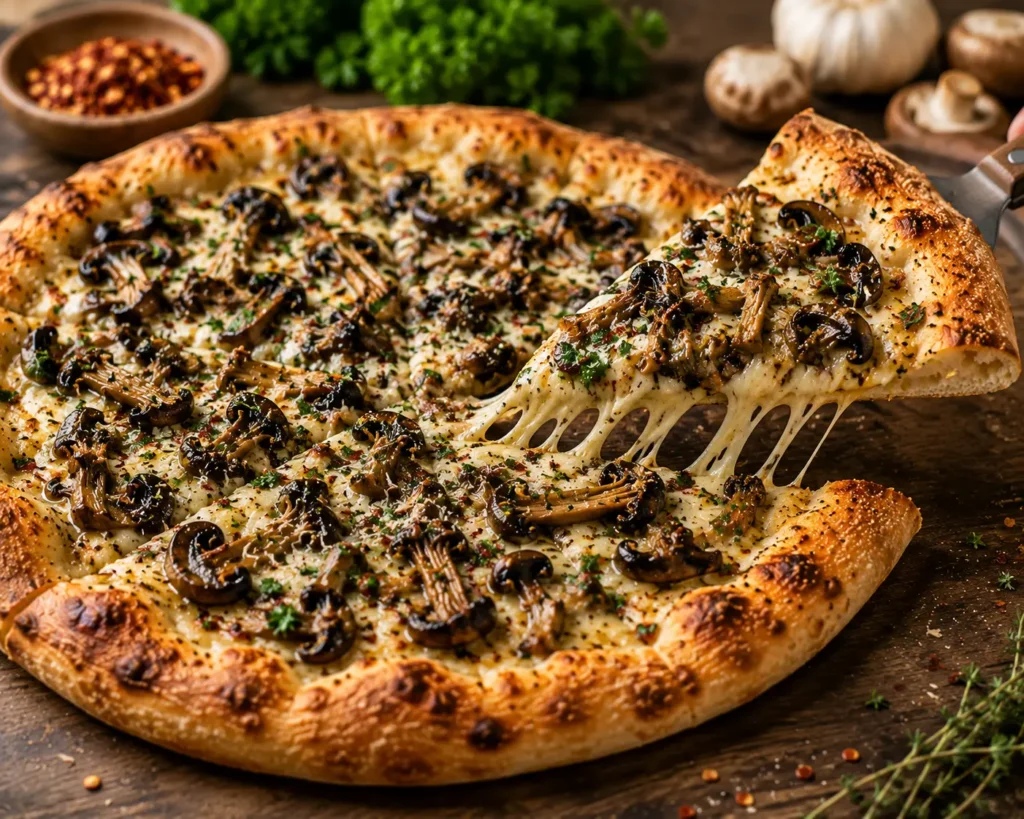 Mushroom Pizza Recipe