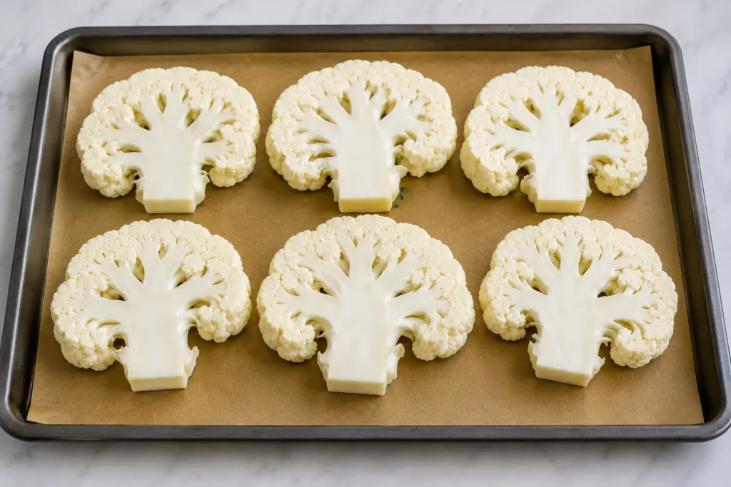 Perfect Cauliflower Steaks Cutting