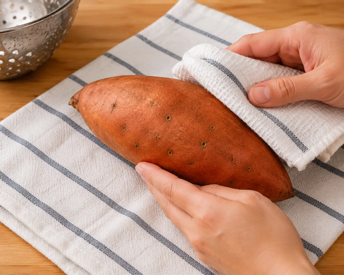 Prepare the Sweet Potato