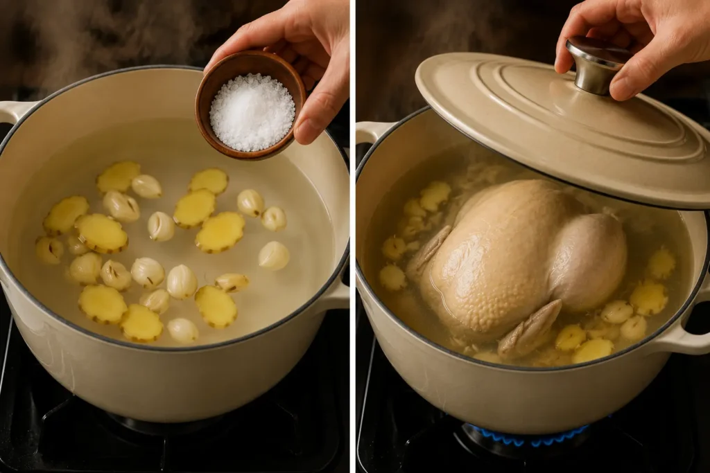 Preparing the Chicken