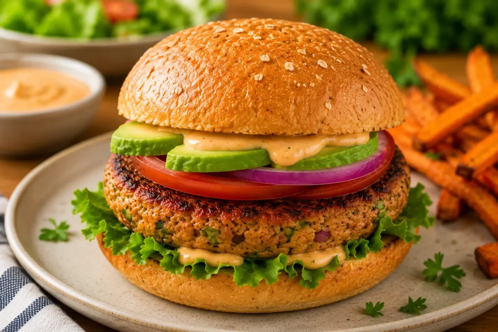 Sweet Potato Turkey Burger