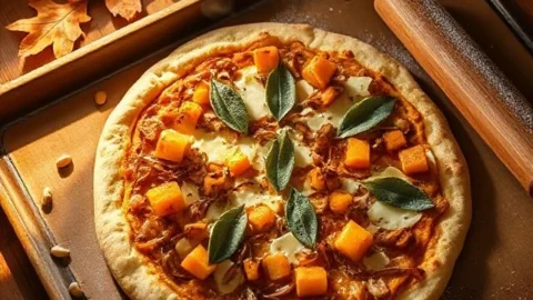 Butternut Squash Sage Pizza