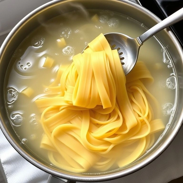 Cooking the Lasagna Noodles