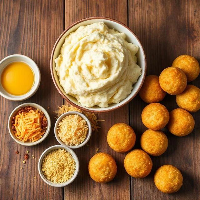 Key Ingredients for Perfect Fried Mashed Potato Balls