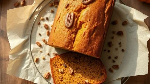 Vegan Pumpkin Banana Bread