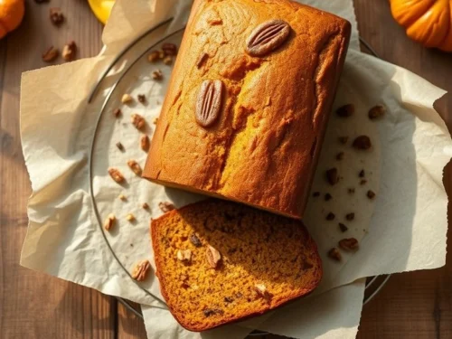 Vegan Pumpkin Banana Bread