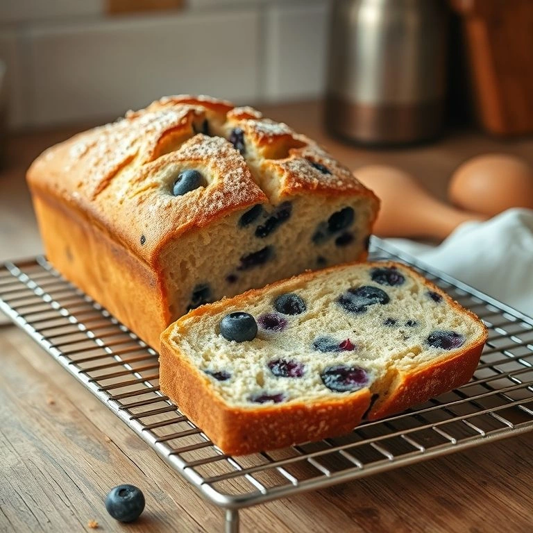 Baking Your Blueberry Buttermilk Bread