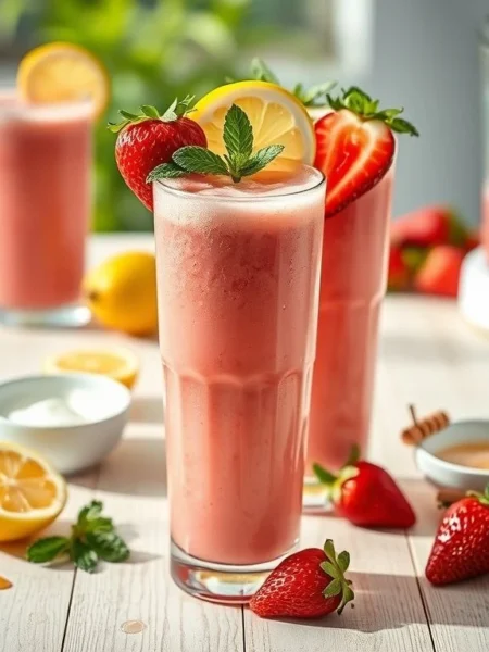 Strawberry Lemonade Smoothie