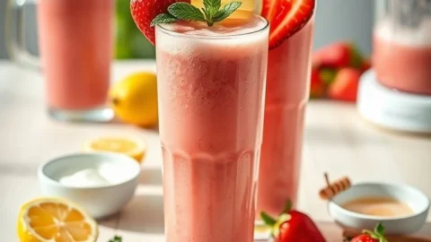 Strawberry Lemonade Smoothie