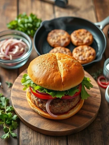 Pork Burgers Recipe