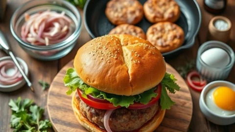 Pork Burgers Recipe