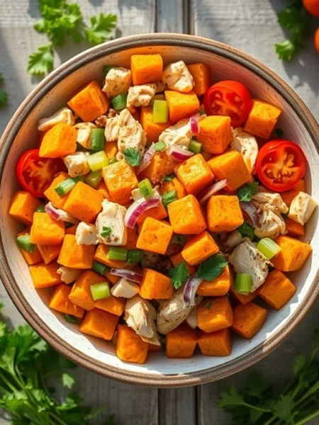 Sweet Potato Chicken Salad
