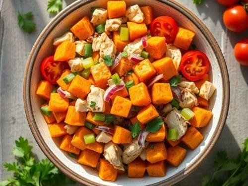 Sweet Potato Chicken Salad