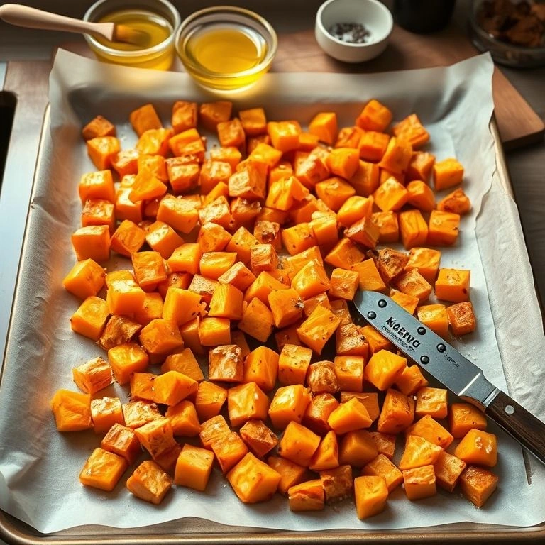 Roast the Sweet Potatoes