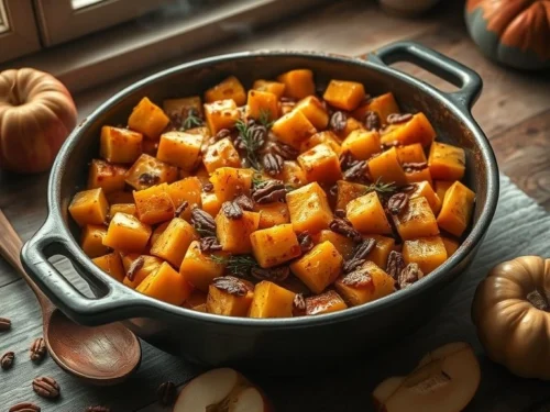 Apple and Butternut Squash Bake