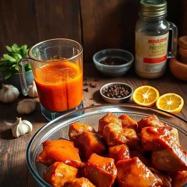 Preparing the Marinade