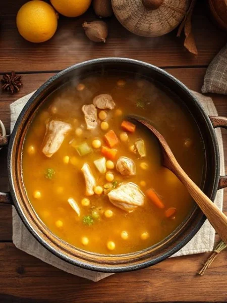 Moroccan Chicken Soup Recipe You