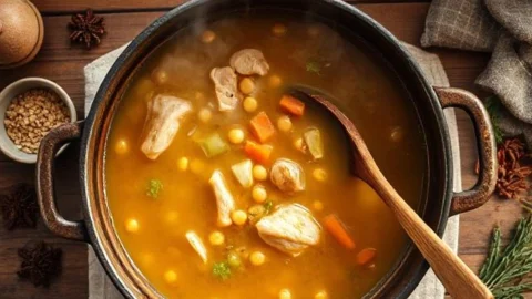Moroccan Chicken Soup Recipe You