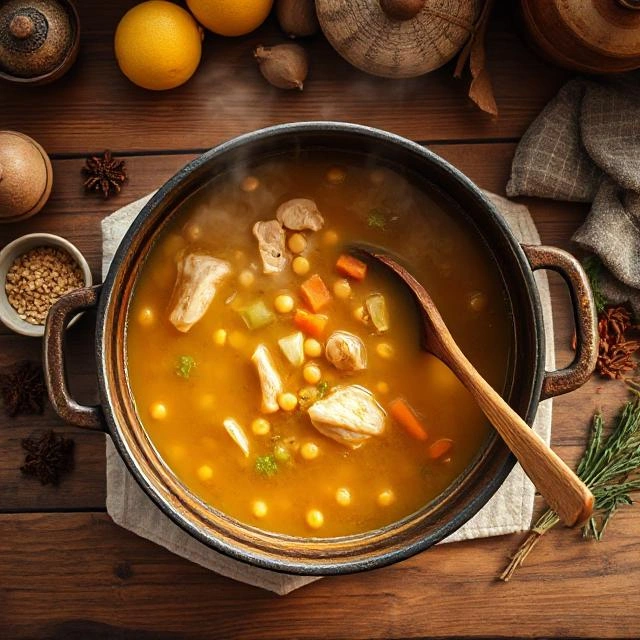 Moroccan Chicken Soup Recipe You