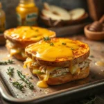 Apple Cheddar Chicken Melts