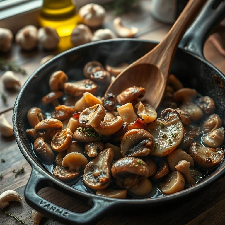 For the Mushroom Topping