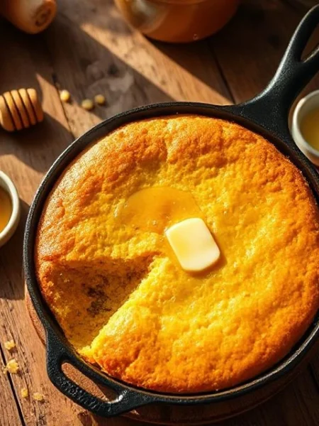 Buttermilk Honey Cornbread Recipe