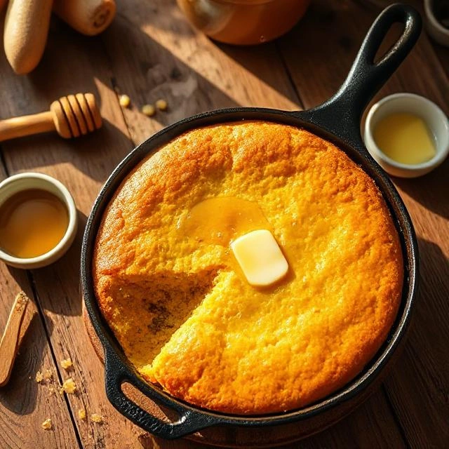 Buttermilk Honey Cornbread Recipe
