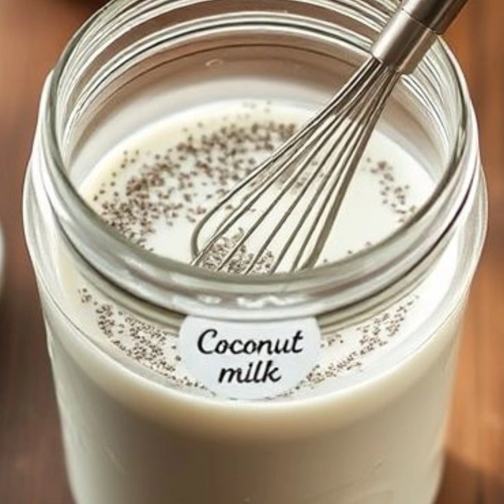 whisk again to break up any clusters 