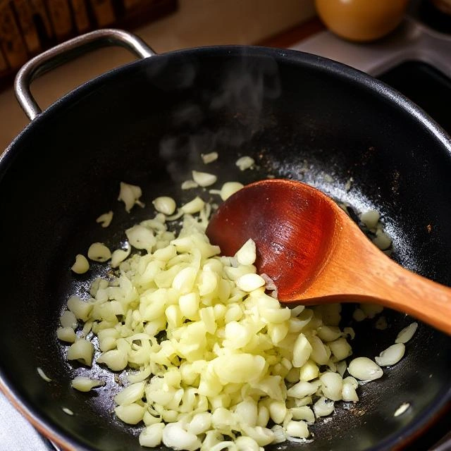 Sauté the aromatics