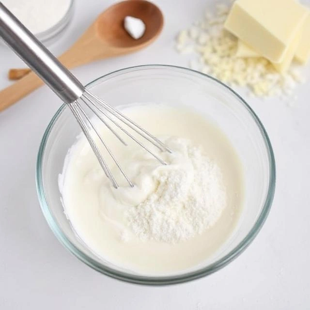 Preparing the Cream Mixture