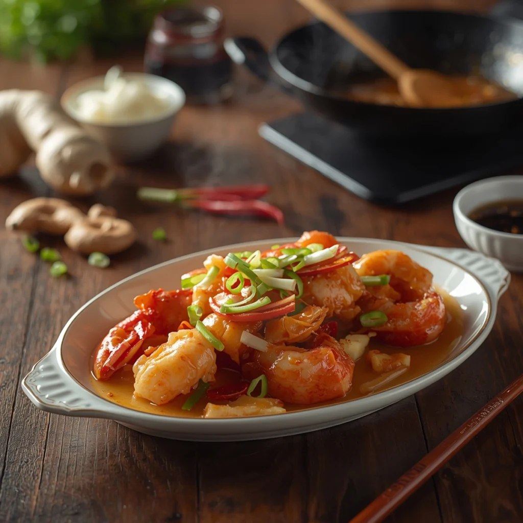 Ginger Scallion Lobster Recipe