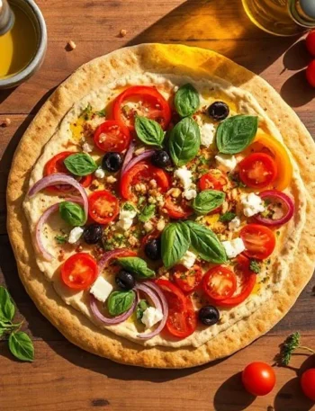 Hummus Pizza Recipe