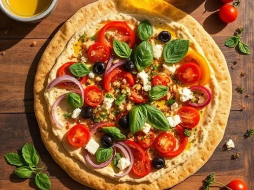 Hummus Pizza Recipe