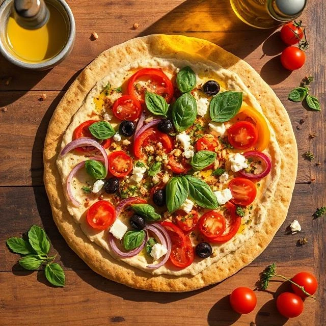 Hummus Pizza Recipe