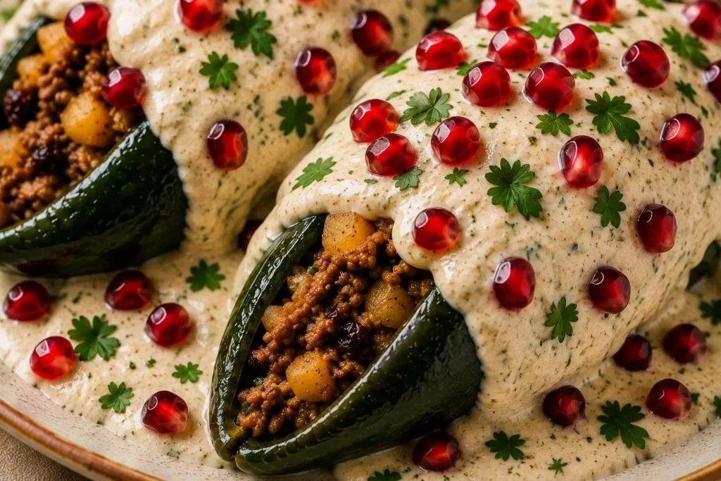 Chiles en Nogada