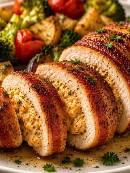 Bacon Stuffed Chicken Breast