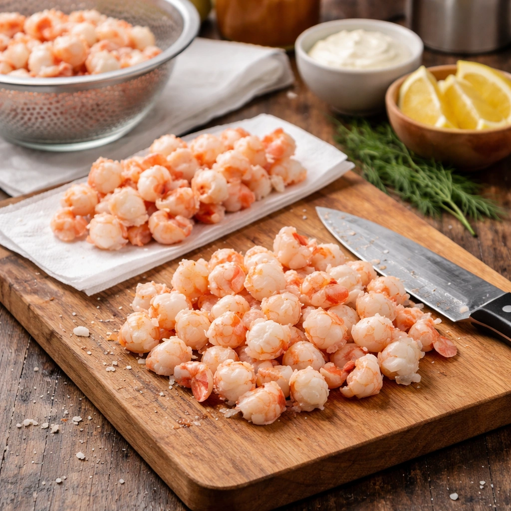 Prepare the Langostinos