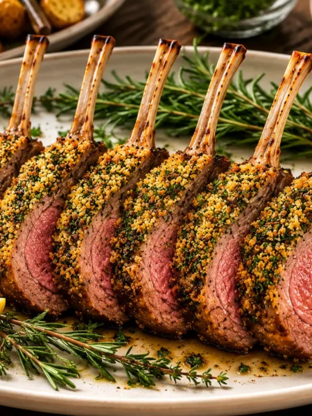 Herb Crusted Rack of Lamb