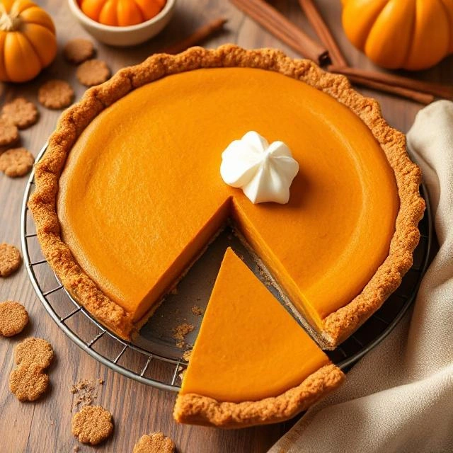 Gingersnap Pumpkin Pie