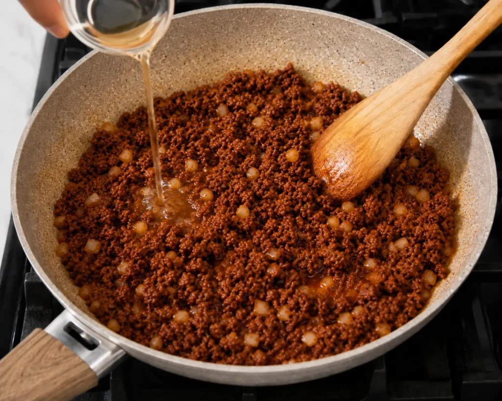 Preparing the Chorizo