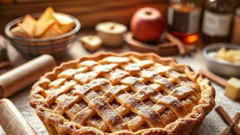 Bourbon Apple Pie
