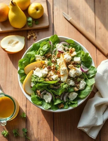 Pear and Gorgonzola Salad
