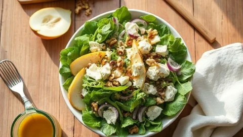 Pear and Gorgonzola Salad