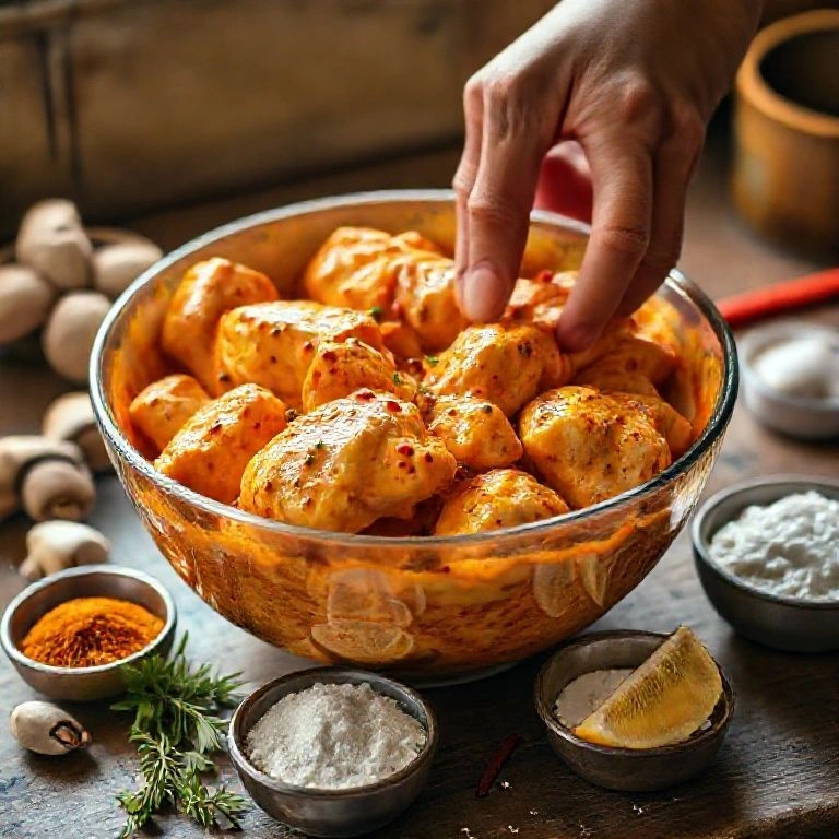 Marinating the Chicken