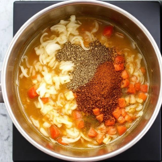 Add Spices and Tomatoes